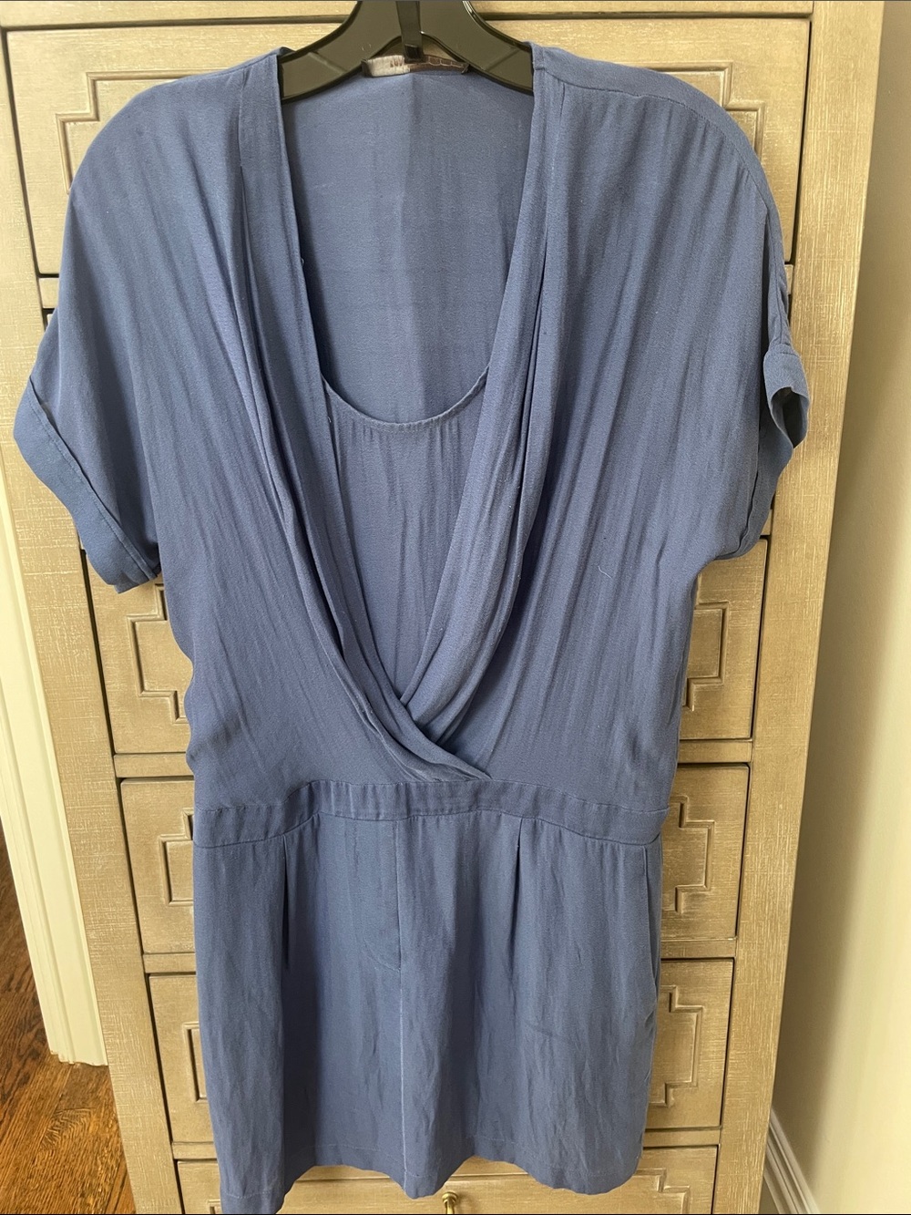 BCBGMaxAzria Slate Blue Mini Dress